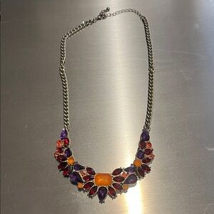 Elegant Multicolor Gemstone Necklace